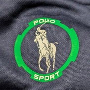 Veste Track Jacket Polo Sport Ralph Lauren T.XL vert Écusson Vintage |208b
