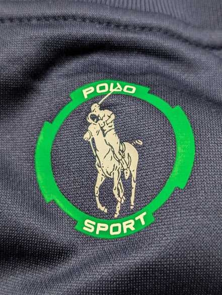Veste Track Jacket Polo Sport Ralph Lauren T.XL vert Écusson Vintage |208b