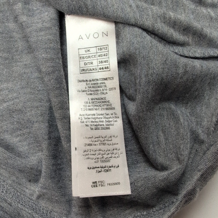Robe E Essentials Edit M Grise Manches 3/4 Neuve Étiquette