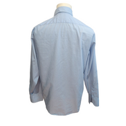 Chemise David Harrison M/L Bleu Ciel Permanent Press Col Pointe Vintage