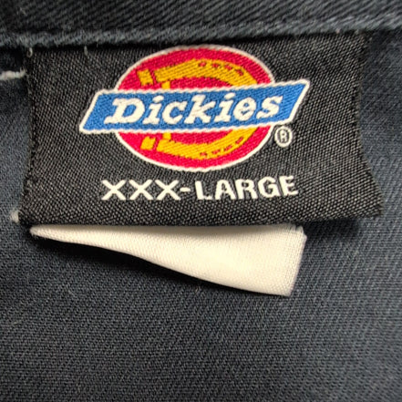 Dickies Chemise Workwear Bleu Noir Manches Courtes Homme Taille 3XL