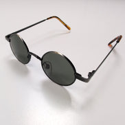 Lunettes de soleil Rondes Hippie Y2K 2 Branches Fines Métal