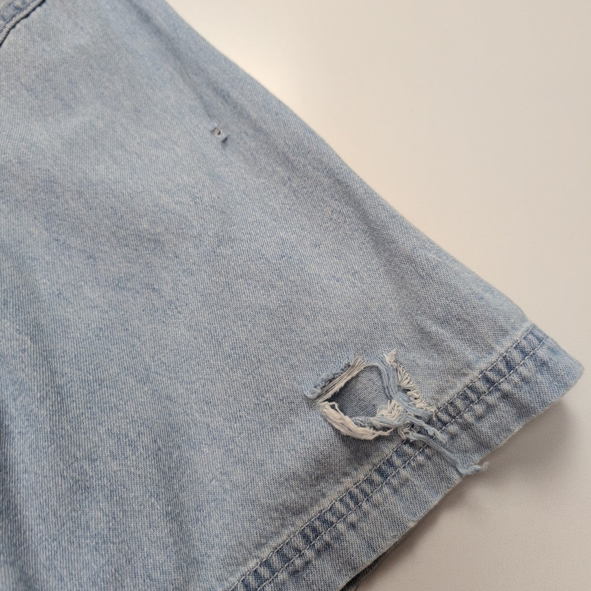 Chemise Harley Davidson 3XL jean denim bleu manches courtes 2 poches