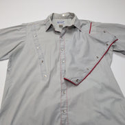 Chemise Rockmount USA L Western Ranch Wear Vintage Rare Denver Gris