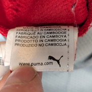 Sweat à Capuche PUMA Homme M Rouge Hoodie Sport 2 Poches Excellent État