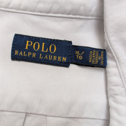 Chemise Ralph Lauren XL Blanche Initiales Brodées Manches Longues