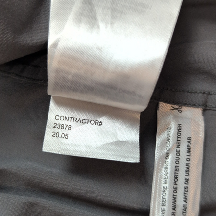 Chemise CALVIN KLEIN Stretch Gris Foncé XL Logo Brodé Coton Slim Fit