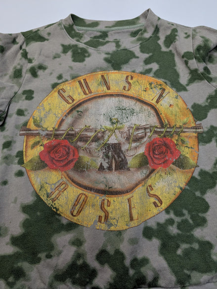 Sweat Guns N' Roses Vintage Style - Logo Appetite for Destruction - Tie-Dye Camo