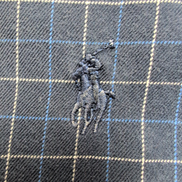 Chemise Ralph Lauren M Bleu Marine Carreaux Manches Longues