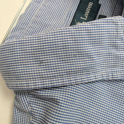 Chemise Ralph Lauren XXL Custom Fit Bleue Carreaux 100% Coton