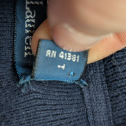 Pull Sweat Polo Ralph Lauren Col Rond Bleu Marine Taille M Logo Vert