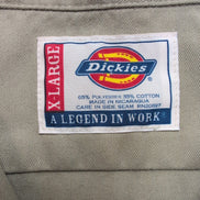 Chemise Dickies XL Beige Workwear Manches Courtes Poche Stylo