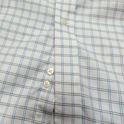 Chemise Tommy Hilfiger Homme L/XL Blanche Carreaux Bleus Kaki Coton