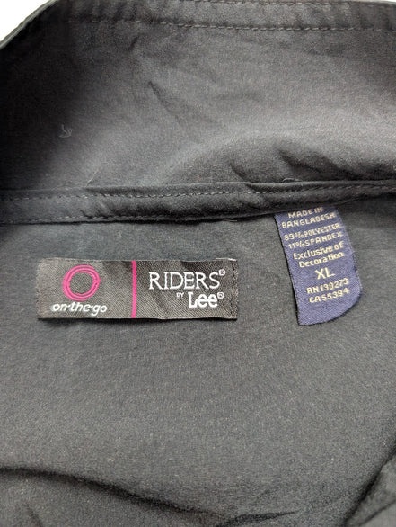 Veste Lee Riders Coupe-vent Sans Manche Noir Ultra Élastique Taille XL