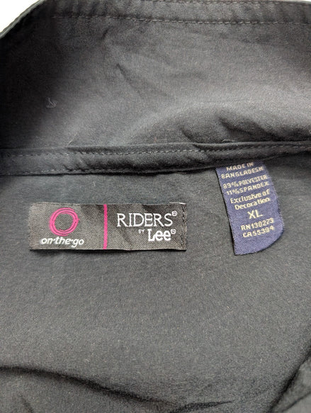 Veste Lee Riders Coupe-vent Sans Manche Noir Ultra Élastique Taille XL