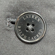 Veste Blazer Lauren Ralph Lauren Femme M 38 8P Noir Laine Stretch