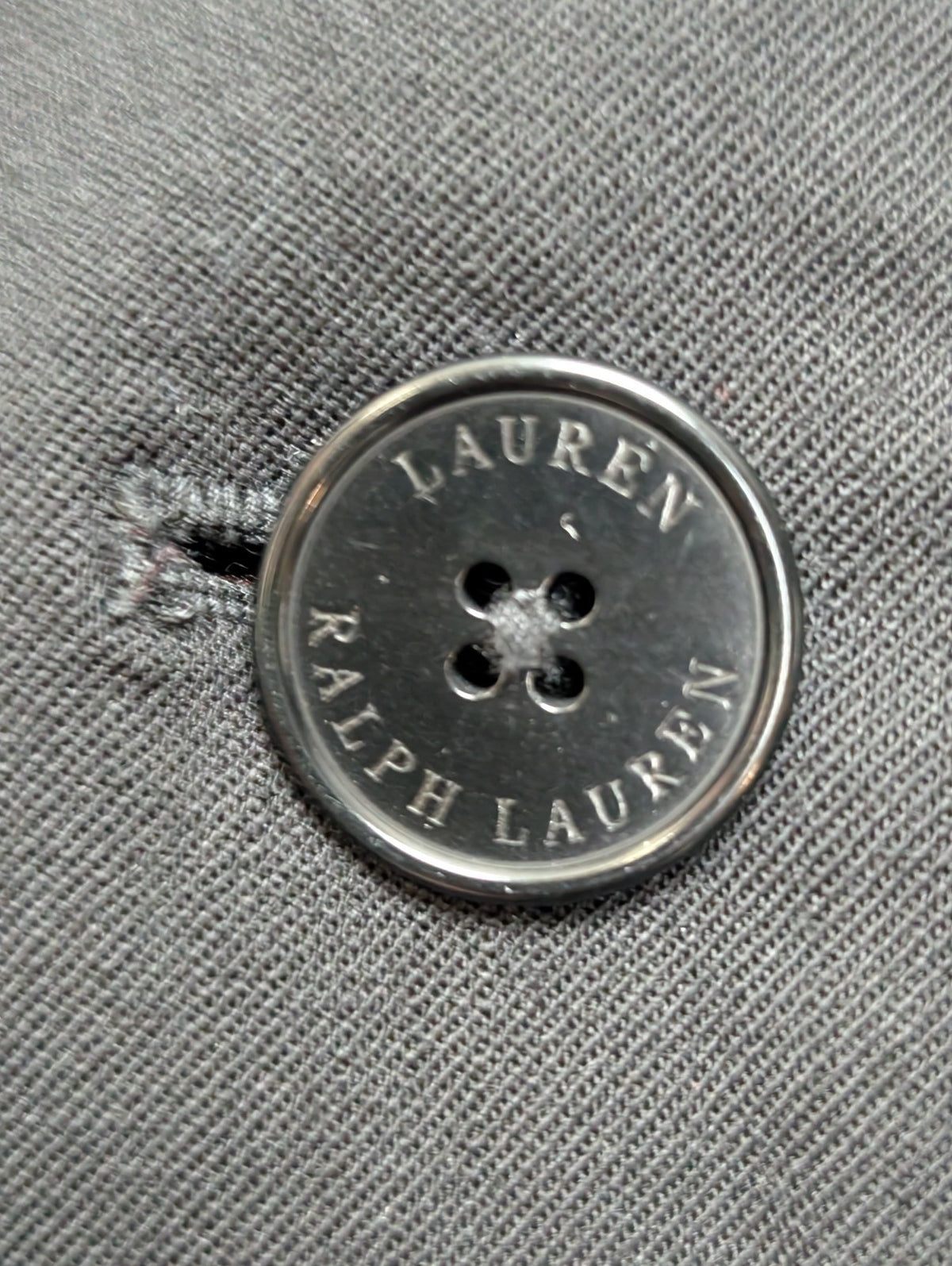Veste Blazer Lauren Ralph Lauren Femme M 38 8P Noir Laine Stretch
