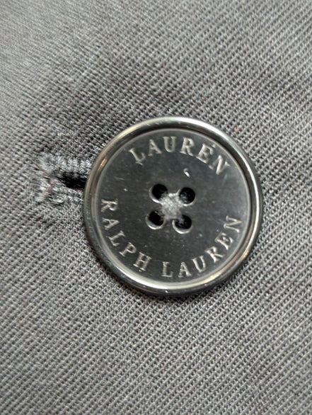 Veste Blazer Lauren Ralph Lauren Femme M 38 8P Noir Laine Stretch