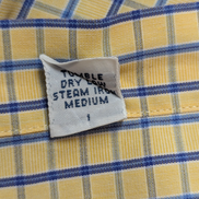 Chemise Polo Ralph Lauren Shirt Blake XL XXL Carreaux Jaune Bleu Button Down
