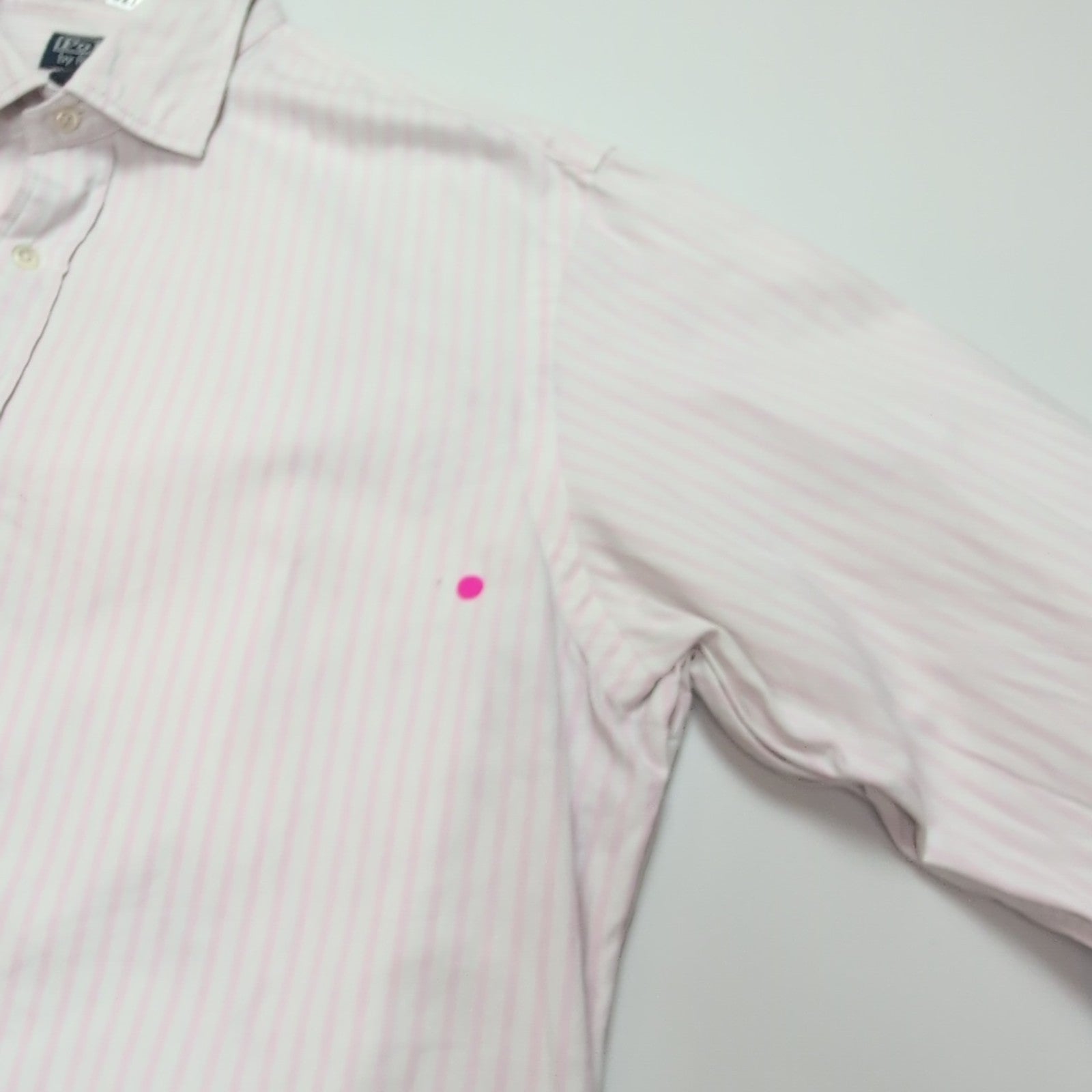 Chemise Polo Ralph Lauren Curham Custom Fit L XL Rayures Rose