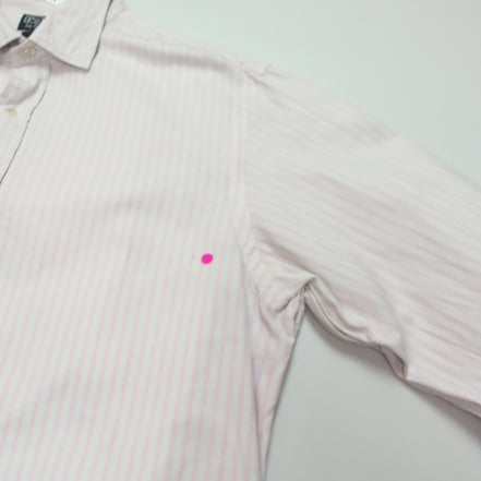Chemise Polo Ralph Lauren Curham Custom Fit L XL Rayures Rose