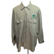 Chemise Dickies 2XL Beige Workwear Made in Honduras Poche Stylo Logo JAY DEE
