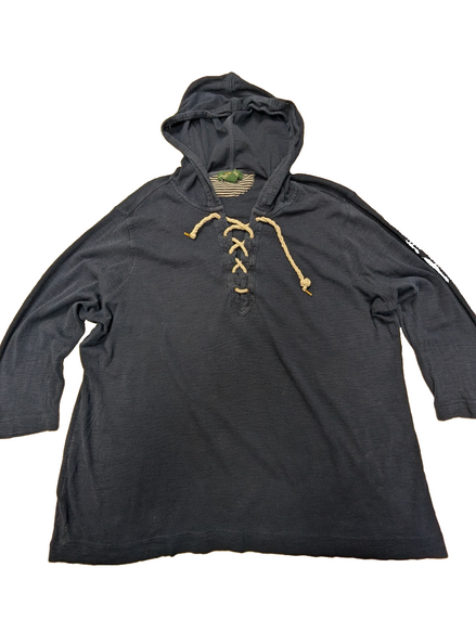 Sweat à capuche femme LRL Lauren Ralph Lauren Jeans Co bleu marine XL