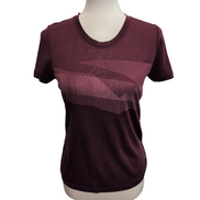 T-shirt Ulvang Femme XS Mérinos Lyocell Bordeaux Manches Courtes Norvège