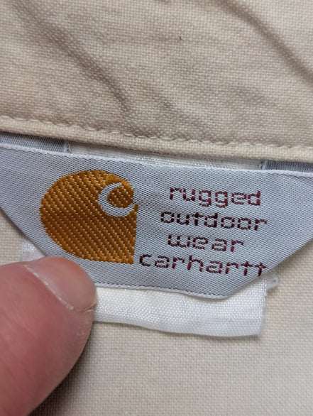 Chemise Carhartt beige crème taille XL / XXL VINTAGE TBE