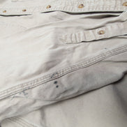 Chemise Wrangler RIGGS beige crème taille XL uni manches longues