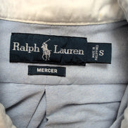 Chemise Ralph Lauren Mercer S Bleu Écusson Chasse Polo 1967 Broderie N°3