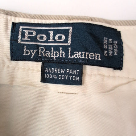 Pantalon chino Polo Ralph Lauren crème taille W35xL32 FR44 #18cr