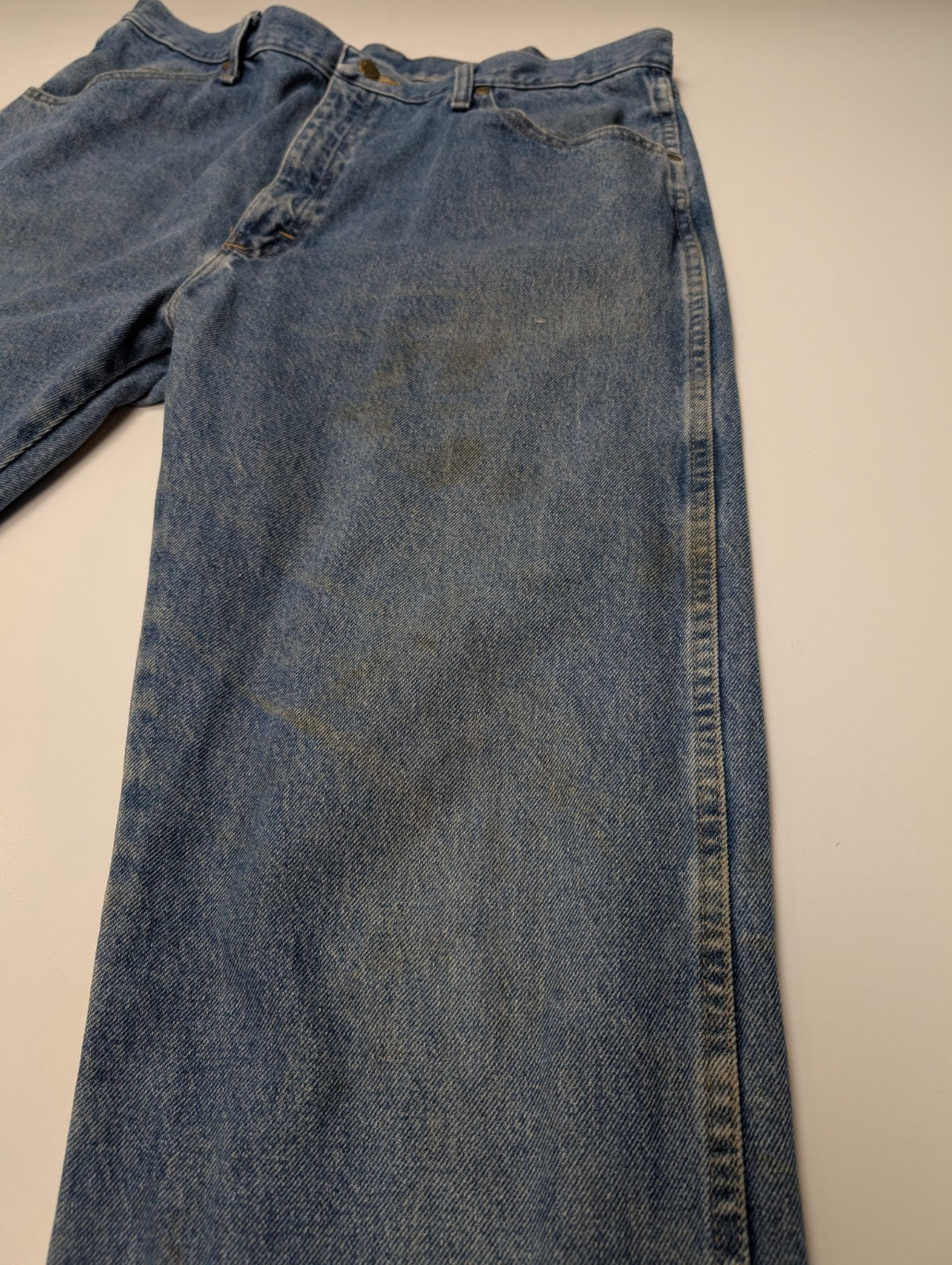 Jean WRANGLER Vintage 🤠 Taille W38 L34 🤠 Regular Fit Bleu - 100% Coton Robuste