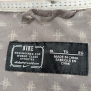 Chemise Nike kaki à motifs manches longues homme taille XL