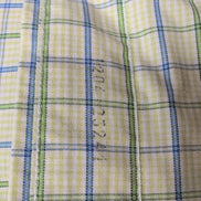 Chemise Brooks Brothers L Vert Bleu Carreaux 100% Coton manches longues