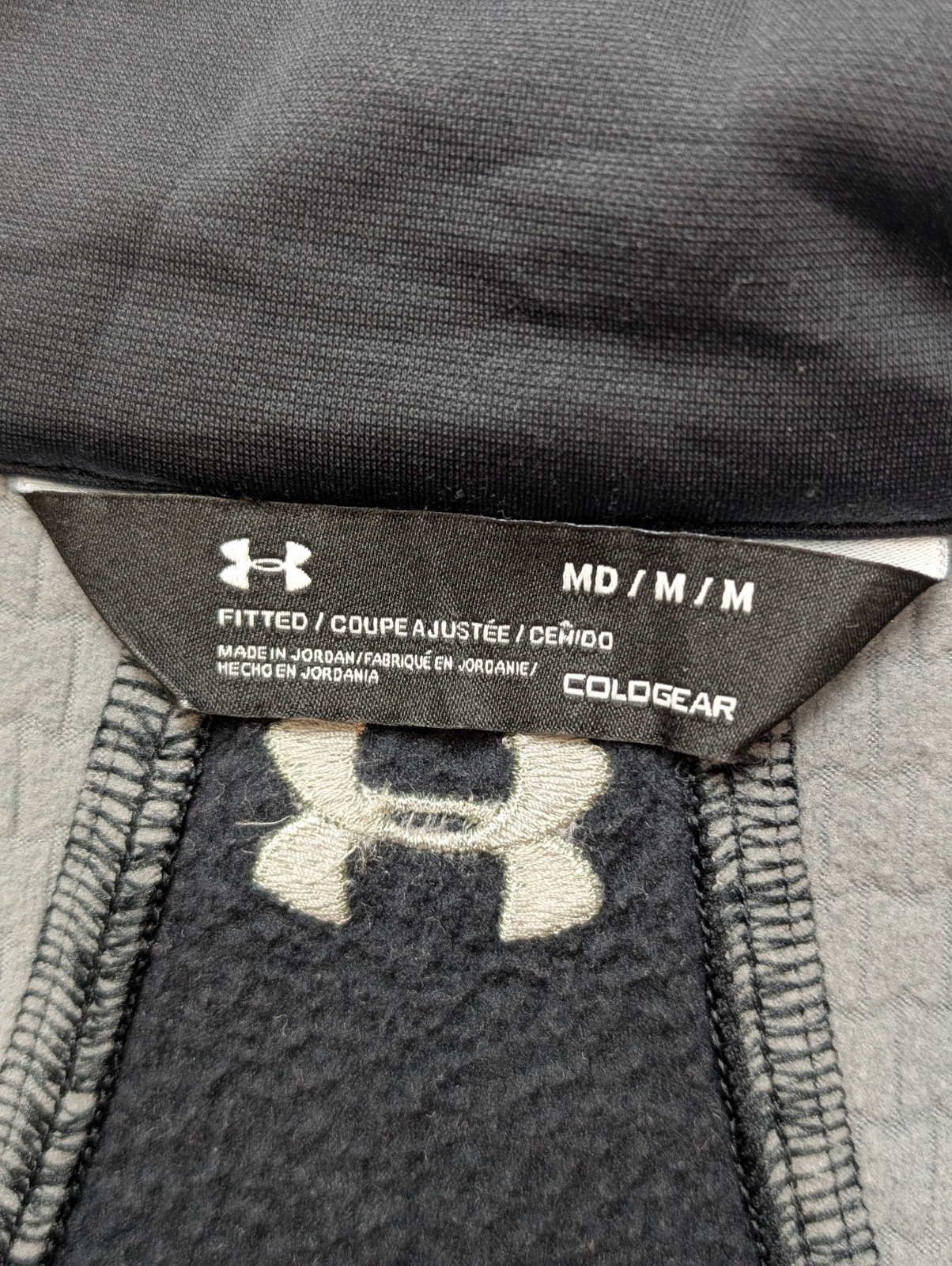 🏃‍♀️ Sweat Technique Under Armour ColdGear Femme T. M - Col Zippé Course