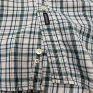 Chemise Dockers verte à carreaux 100% coton manches longues 1 poche XL XXL