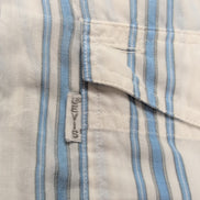 Chemise Levis Silver Label M Rayures Bleu 2 Poches Manches Courtes