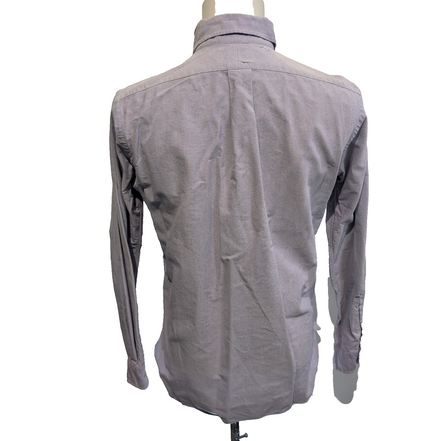 Chemise Ralph Lauren S Lilas Uni Oxford Coton Logo Marron