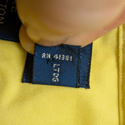 Chemise Polo Ralph Lauren Shirt M Blake Jaune Manches Courtes Button Down