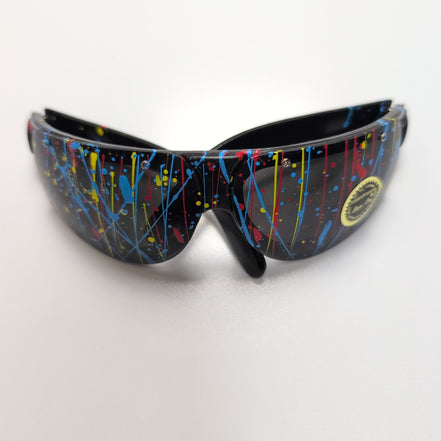 Lunettes de soleil Masque Bar-On® Design "Splatter Paint" Y2K