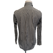 Chemise Ralph Lauren M Noire Rayures Custom Fit Button Down Shirt