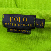 Polo manches courtes Polo Ralph Lauren femme L vert logo rose Skinny Fit