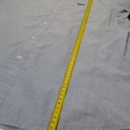 Chemise CHAPS bleu à rayures taille L #257ms