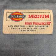 Chemise Dickies M Bleu Workwear Manches Courtes 2 Poches Logo Brodé
