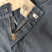 Short Dickies Workwear Bleu Marine Homme W40 Relaxed Fit Coupe Droite