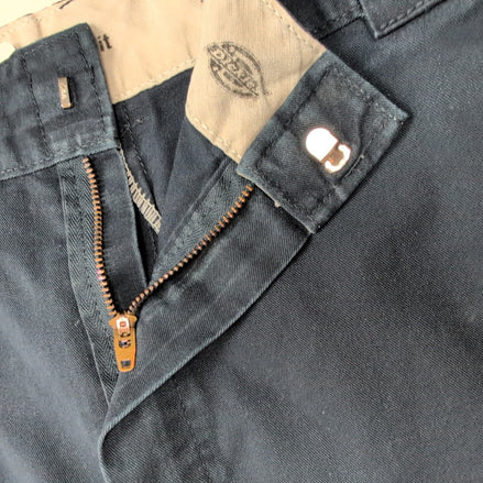 Short Dickies Workwear Bleu Marine Homme W40 Relaxed Fit Coupe Droite