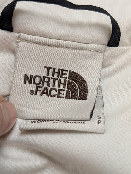 Veste The North Face Matelassée Blanc Cassé Femme Capuche - Taille S