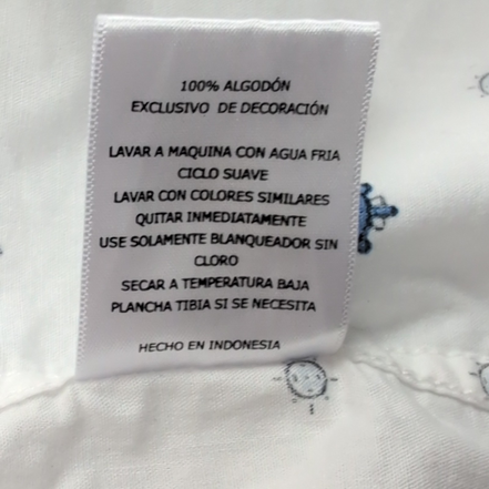 Levi's Chemise Manches Courtes Blanche Motif Marin 100% Coton Homme XXL