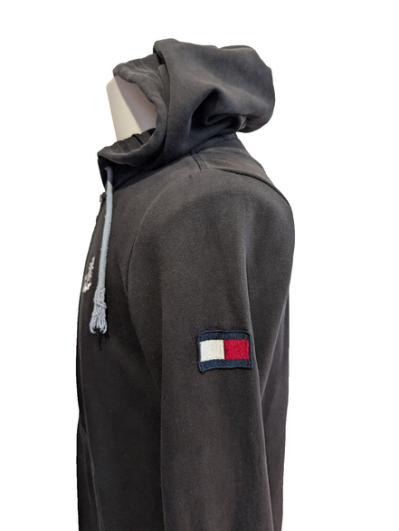 Veste à Capuche Zippée Tommy Hilfiger Homme Noir S | Passes-Pouces